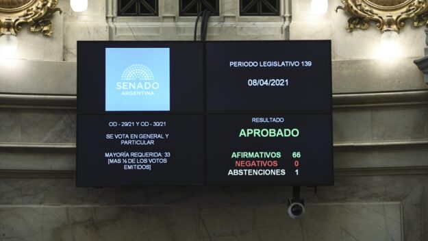 Votación del Senado